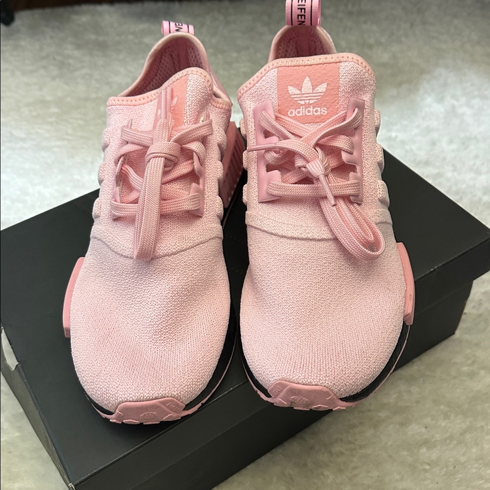 Adidas NMD R1 Pink Sneakers - Picture 2 of 6